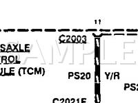 1996 Mercury Villager  3.0 V6 GAS Wiring Diagram