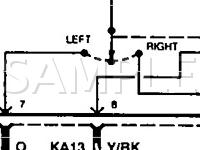 1996 Mercury Villager  3.0 V6 GAS Wiring Diagram