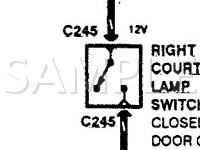 1997 Ford Aerostar  3.0 V6 GAS Wiring Diagram