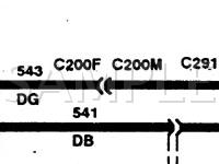 1997 Ford Aerostar  3.0 V6 GAS Wiring Diagram
