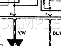 1997 Ford Aspire  1.3 L4 GAS Wiring Diagram