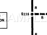 1997 Ford Aspire  1.3 L4 GAS Wiring Diagram