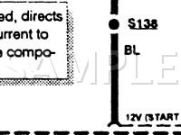 1997 Ford Aspire  1.3 L4 GAS Wiring Diagram