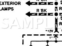 1997 Ford Aspire  1.3 L4 GAS Wiring Diagram