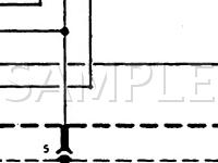 1997 Ford Aspire  1.3 L4 GAS Wiring Diagram