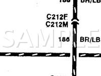 1997 Ford Crown Victoria LX 4.6 V8 GAS Wiring Diagram