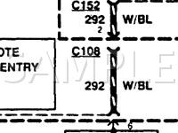 1997 Ford Escort  2.0 L4 GAS Wiring Diagram