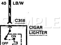 1997 Lincoln Mark Viii  4.6 V8 GAS Wiring Diagram