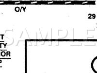 1997 Ford Contour LX 2.0 L4 GAS Wiring Diagram