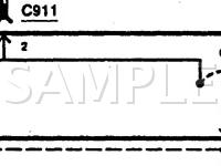 1997 Ford Contour GL 2.0 L4 BI-FUEL Wiring Diagram