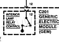 1997 Mercury Sable  3.0 V6 GAS Wiring Diagram