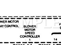 1997 Mercury Villager  3.0 V6 GAS Wiring Diagram