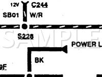 1997 Mercury Villager  3.0 V6 GAS Wiring Diagram