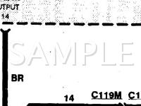1998 Mercury Grand Marquis  4.6 V8 GAS Wiring Diagram