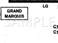 1998 Mercury Grand Marquis  4.6 V8 GAS Wiring Diagram