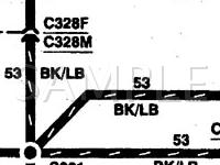 1998 Ford E Super Duty  7.3 V8 DIESEL Wiring Diagram