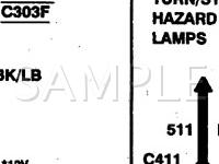 1998 Ford E Super Duty  7.3 V8 DIESEL Wiring Diagram