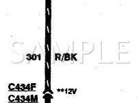 1998 Mercury Tracer Trio 2.0 L4 GAS Wiring Diagram
