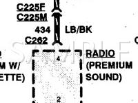 1998 Ford F-250 Pickup  5.4 V8 CNG Wiring Diagram