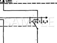 1998 Ford Contour GL 2.0 L4 BI-FUEL Wiring Diagram