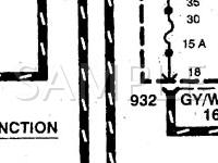 1998 Ford Taurus GL 3.0 V6 GAS Wiring Diagram
