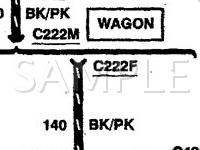 1998 Ford Taurus LX 3.0 V6 GAS Wiring Diagram