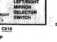 1998 Mercury Sable  3.0 V6 GAS Wiring Diagram