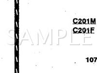 1998 Lincoln Town CAR Executive 4.6 V8 GAS Wiring Diagram