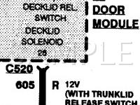 1998 Lincoln Town CAR Signature 4.6 V8 GAS Wiring Diagram