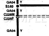 1998 Mercury Villager  3.0 V6 GAS Wiring Diagram