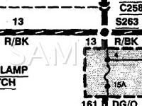 1998 Ford Windstar  3.8 V6 GAS Wiring Diagram