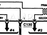 1998 Ford Windstar  3.8 V6 GAS Wiring Diagram