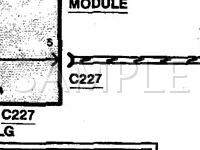 1998 Ford Windstar  3.8 V6 GAS Wiring Diagram