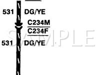 1999 Ford E-150 Econoline  4.2 V6 GAS Wiring Diagram