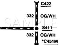 1999 Mercury Tracer  2.0 L4 GAS Wiring Diagram