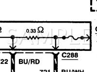 1999 Ford ZX2  2.0 L4 GAS Wiring Diagram
