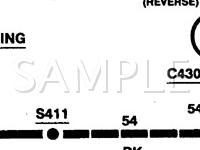1999 Ford ZX2  2.0 L4 GAS Wiring Diagram