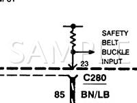 1999 Mercury Mountaineer  4.0 V6 GAS Wiring Diagram