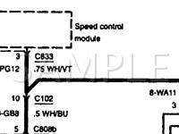 1999 Ford Contour SVT 2.5 V6 GAS Wiring Diagram