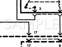 1999 Mercury Sable  3.0 V6 GAS Wiring Diagram