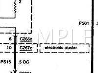 1999 Mercury Villager  3.3 V6 GAS Wiring Diagram