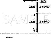 1999 Mercury Villager  3.3 V6 GAS Wiring Diagram