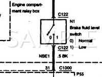 1999 Mercury Villager  3.3 V6 GAS Wiring Diagram