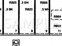 1999 Mercury Villager  3.3 V6 GAS Wiring Diagram