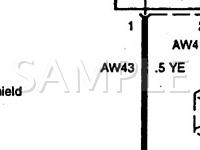 1999 Mercury Villager  3.3 V6 GAS Wiring Diagram