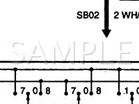1999 Mercury Villager  3.3 V6 GAS Wiring Diagram