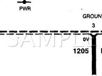 1999 Ford Windstar  3.8 V6 GAS Wiring Diagram