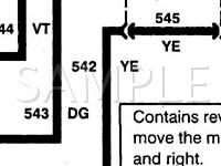 1999 Ford Windstar  3.0 V6 GAS Wiring Diagram