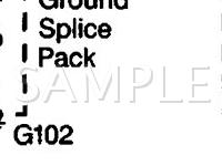 1998 Chevrolet Malibu  2.4 L4 GAS Wiring Diagram