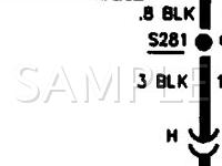 1998 Chevrolet Cavalier  2.2 L4 GAS Wiring Diagram